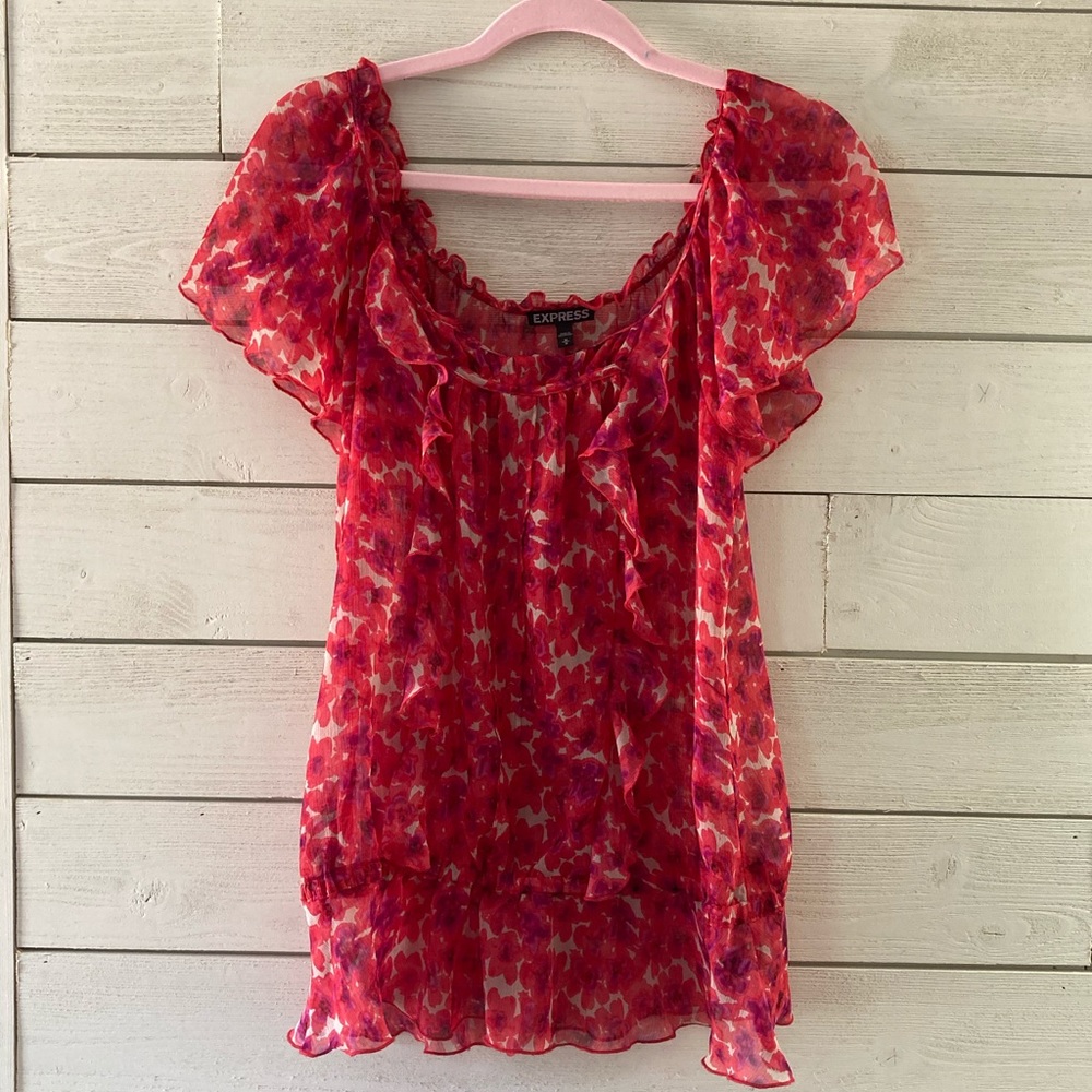 Floral dress top